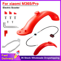 Mudguard Bracket Taillight Set For XiaoMi M365 Pro 1S M187 Electric Scooter Fender Mudguard Skateboard Fenders Support Kit