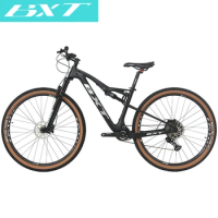 Travel 100mm XC Full Suspension Complete Carbon Bike 29er 1x11s Mountain Double Suspension Carbon Complete Bicycle