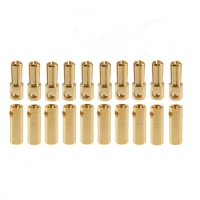 2/5/10Pairs Gold Plated 5.5mm Banana Plug Bullet Male Female Connector for RC Lipo Battery ESC Motor Hobby Model Boat