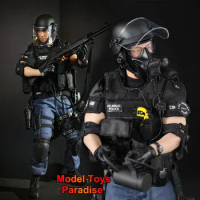 DID MA1008 1/6 Men Soldier City of Los Angeles Police Officer Takeshi Yamada Full Set 12inch Action Figure Collectible Toys Gift