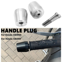 New Motorcycle Accessories Handlebar Grips Handle Bar End Cap Plug For Honda CB400X cb400x CB 400X CB400F cb400f CB 400 F