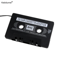 Kebidumei Car Cassette Player Tape Adapter Cassette Mp3 Player Converter For iPod For iPhone MP3 AUX Cable CD Player 3.5mm Jack