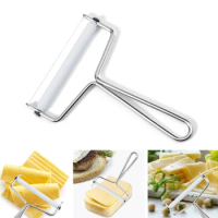 Adjustable Thickness Stainless Steel Cheese Slicer Cheese Cutter Butter Slice Cutting Knife Kitchen Cooking Tool Cheese Tools