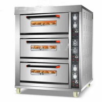 Free Shipping to AU Factory Customization Can Baked Of The Pizza Of The Electric Convection Oven 3-layer 6 trays Electric Oven