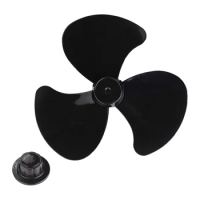 Plastic Fan Blade Universal 3/6 Leaves Fan Blade Replacement Compatible with Household Standing Fans Table Fans Blade