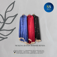 MUKENA RAYON BORDIR RENDA / MUKENA ADEM / MUKENA RAYON
