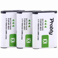 3pcs 1600mAh NP-BX1 BX1 Camera Batteries Battery AKKU pack For Sony DSC-RX100 IV RX10 II RX1 HX300 WX300 WX500 HDR-AS15 CX240E