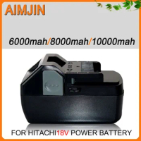 18V 6000/8000/10000mAh for HITACHI Li-Ion Replacement Battery BSL1820 BSL1830B BSL1840 BSL1850 BSL1860B Power Tools Batteries