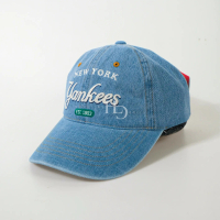 MLB NY Yankees Color Denim Varsity Unstructured Ball Cap Light Blue (3ACPD035N-50BLL)