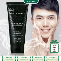 【Sản phẩm bán chạy】 【 Mẫu bán chạy】 Sữa rửa mặt nam da dầu dưỡng trắng da sạch mụn Dabo Black Force