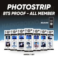 PHOTO STRIP BTS PROOF 2SISI (HARGA 7 PCS + LAMINASI 2 SISI) ALL GOMAWO FOTO STRIPS JPOP KPOP CARDS I