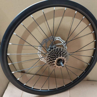 自行車輪轂 山地車車輪雙層加厚鋁合金車圈26寸24寸22寸20寸型號碟剎變速輪組-快速出貨