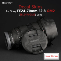 24-70 F2.8 GM II Lens Decal Skins for Sony FE 24-70mm F2.8 GM II（ SEL2470GM2 ）Lens Premium Decal Skin Protector Sticker