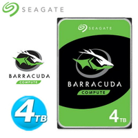 【現折$50 最高回饋3000點】Seagate【BarraCuda】3.5吋 4TB 新梭魚 桌上型硬碟 (ST4000DM004)