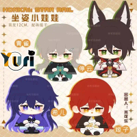 เกม Honkai: ตุ๊กตาโซ่กุญแจตุ๊กตา Honkai: Star Rail Train Himeko Tingyun Qingque Seele 12 ซม. กระเป๋า
