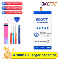 OKCFTC BL-T42 4700mAh Battery For LG V50 ThinQ 5G V50ThinQ BL T42 LM-V500 V500N V500EM v500xm Mobile Phone Bateria free tool
