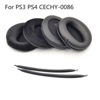 Replacement Sponge Ear pads Cushion Headband for Sony 7.1 Edition Wireless CECHYA-0086 Headphones Earpads
