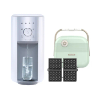 【Honeywell】太空人旋鈕式RO濾淨瞬熱飲水機-銀河白WSRO-601-TW(買就送iNNOHOME SMG001 2in1 復古三明治機)