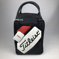 HUOO 【下殺中】Titleist高爾夫手拿包鞋包 輕便PU尼龍材質手抓包 大容量衣物包收納包 防水收納鞋袋 健身