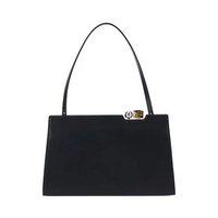 Jacquemus The Salon Charm Shoulder Bag Black Black