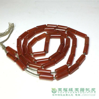 西亞老紅瑪瑙管珠貿易珠鏈子古珠DIY配飾配珠老瑪瑙管珠桶珠