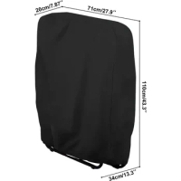 Oxford cloth outdoor folding chair dust cover folding chair waterproof cover folding chair cover UV protection chair cover sofa