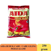 AIDA Cabe bubuk Cabe giling pedas Chili powder aida cabe 250gr aida cabe giling bubuk 25g Aida 250gr