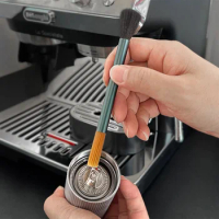 Coffee Bar Counter Cleaning Brush Coffee Grinder Semi-automatic Coffee Machine Coffee Powder Soft Bristle Brush Coffee Tool