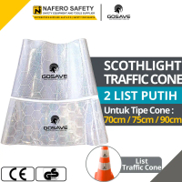 Scotlight GOSAVE Traffic Cone Reflector Reflectif Traffic Cone List Reflector untuk Traffic Cone 70 