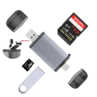 Micro SD Card Reader USB 3.0 Card Reader 2.0 For USB Micro SD Adapter Flash Drive Smart Memory Card Reader Type C Card Reader