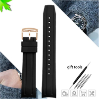 for CITIZEN CA0718 BN0193 BN0190 Series Men's Watch Strap Watchband 22mm Special Style Waterproof Rubber with ARC Interface