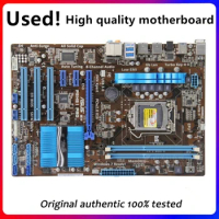 For ASUS P8H61 PRO Computer Motherboard LGA 1155 DDR3 For Intel H61 P8H61 Desktop Mainboard SATA II PCI-E X16 Used