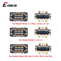 2pcs\lot For HuaWei Nova Lite 2 3 Plus 2i 2S 3i 3e Battery Clip Contact Pins Holder On Mainboard Motherboard Flex Cable