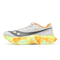 Saucony 競速跑鞋 Endorphin Pro 4 男鞋 灰 橘 輕量 碳板 回彈 路跑 運動鞋 索康尼 S2093930