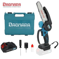 MJ Dagmara Mini Chainsaw,6 Inch Portable Electric Chainsaw Cordless Handheld Chain saw for Tree Bran