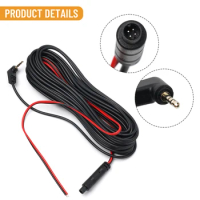 Dash Cam Cable Extension Cable Driving Recorder 10 Meters 4 Pin AV Cable Dash Cam Extension Cable Line 1 Piece