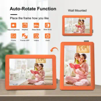 10.1-inch Electronic Photo Frame 1280x800 LCD Screen 16GB Touch Control Auto-Rotate High Clearly Smart WiFi Digital Photo Frame