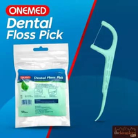 Onemed Dental Floss Refill /50 Sachet Benang Pembersih Sela Gigi Gagang Tusuk Alat Kebersihan Gigi O
