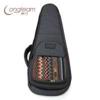 Luxury 10Mm Cotton Thicken Padded Bohemian Ukulele Bag Adjustable Shoulder Strap Handbag Ukulele Case Mini Guitar Gig Parts