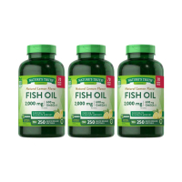 【Nature’s Truth 綠萃淨】TG型魚油檸檬味軟膠囊3瓶組(共750粒)