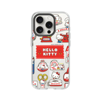 【RHINOSHIELD 犀牛盾】iPhone 14系列 Clear MagSafe兼容 磁吸透明手機殼/Sticker-生活小物(Hello Kitty)