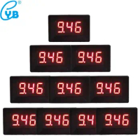 10pcs LED Volt Panel Meter DC Voltmeter DC 0-10V Mini Voltage Meter Red LED 0.36'' Digital Voltage Gauge Voltage Monitor Tester