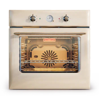 Amka Built-in Oven 56L Big Capacity Multifunctional Pizza Oven Enamel Baking Retro Design Electric Oven Home Baking Cooking
