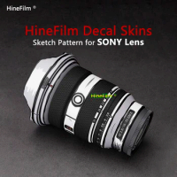 Lens Cover Sticker for Sony 16-35 GM2 2470GM2 24105F4G 2070 2D sketch Decal Skin SEL2470GM2 SEL1635GM2 Lens Protector Wrap Film