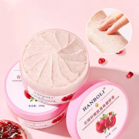 Body Scrub Exfoliating Cream Face Skin Exfoliator Moisturizing Whitening Peeling Clean Pores Care Pomegranate Seed Extract Gel