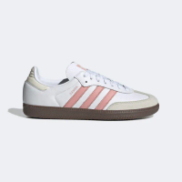 【adidas 愛迪達】SAMBA OG 運動休閒鞋(JI2677 女鞋 ORIGINALS經典休閒鞋 白x玫瑰粉)