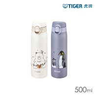 【TIGER 虎牌】夢重力超輕量彈蓋不鏽鋼保溫杯 500ml(MCT-A050 保溫瓶)