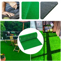 Drainage Grass Simulation Artificial Turf Set Fake Green Grass Mat DIY Microo Landscape Home Floorr Decor Greenery For Outdoor