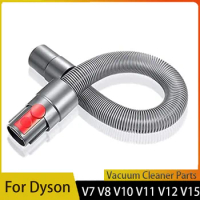 Flexible Extension Hose Attachment for Dyson V7 V8 V10 V11 V12 V15 Car+Boat Cordless Vacuum Cleaner Accessories