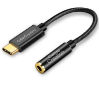 Type-c To 3.5 Headphone Jack Interface Audio Adapter Cable with DAC Decoding Chip Mobile Phone Listening Song Converter
